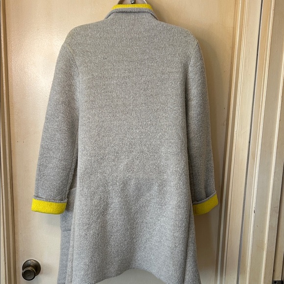 Jin Collection Gray and Yellow Women's Cardigan size S - Picture 7 of 11